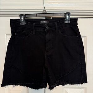 Judy Blue Black Denim Shorts
